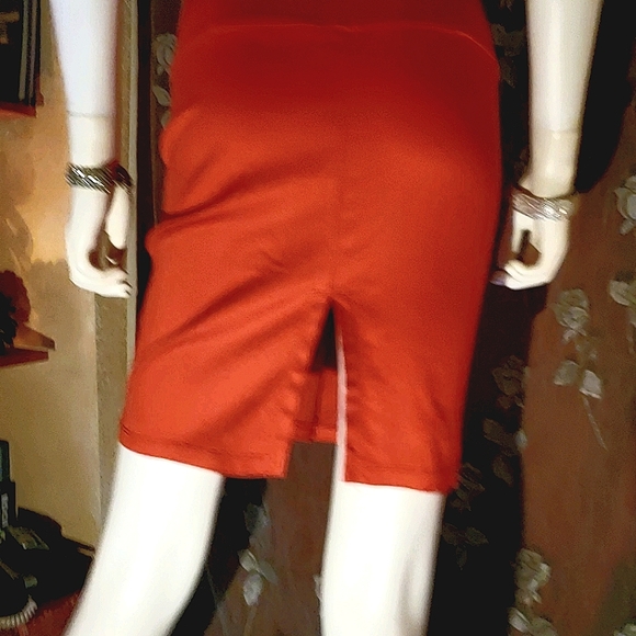 ❤ Flawless VINTAGE VERSACE' ❤  Silky Red Dress❤ - Picture 7 of 9